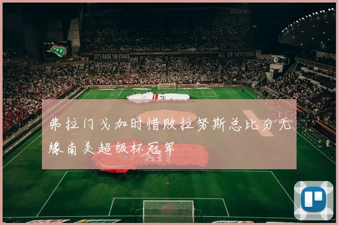弗拉门戈加时惜败拉努斯总比分无缘南美超级杯冠军
